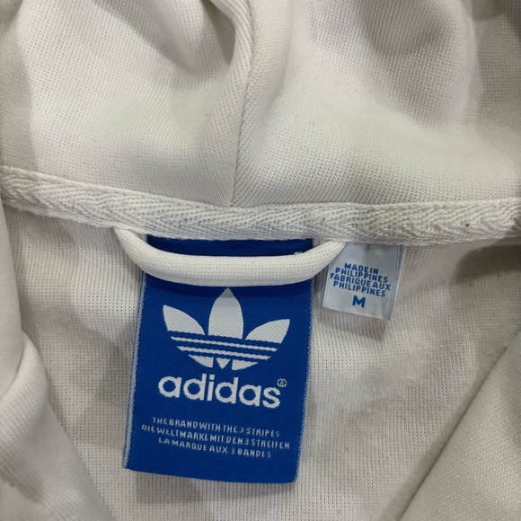 Adidas Men’s‎ Adidas Originals full-zip hoodie trefoil sz M - Picture 8 of 13